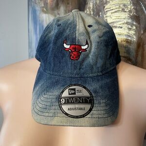 New Era Chicago Bulls Washed Denim 9TWENTY Adjustable Hat authentic